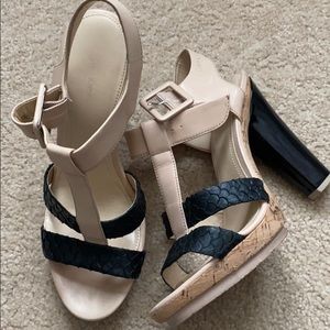 Calvin Klein Bea Fish Calf Sandals